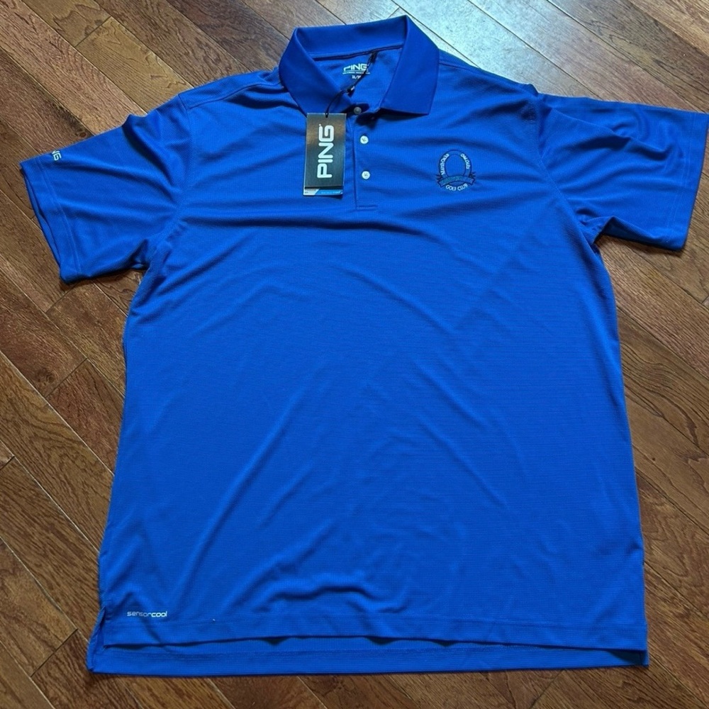 Ping Men's Vibrant Blue Polo Shirt